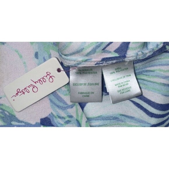 Lilly Pulitzer Women’s Nala Soft Floral w/ Lace Party Shift Dress Sz 0 - Picture 7 of 9